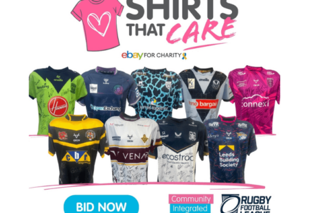 Raise funds for national social care charity, Community Integrated Care, and secure a signed Super League shirt