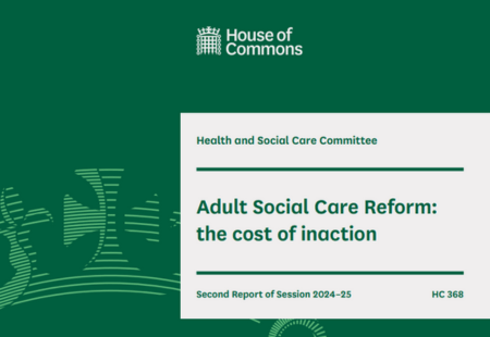 Adult Social Care Reform: the cost of inaction report