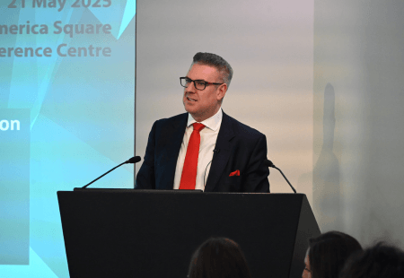 Charity Commission Chief Executive, David Holdsworth, delivering his keynote speech at the Charity Times Leadership Conference 2025.