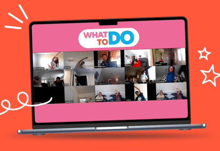 A snapshot of our charity's Wimbledon What To Do session