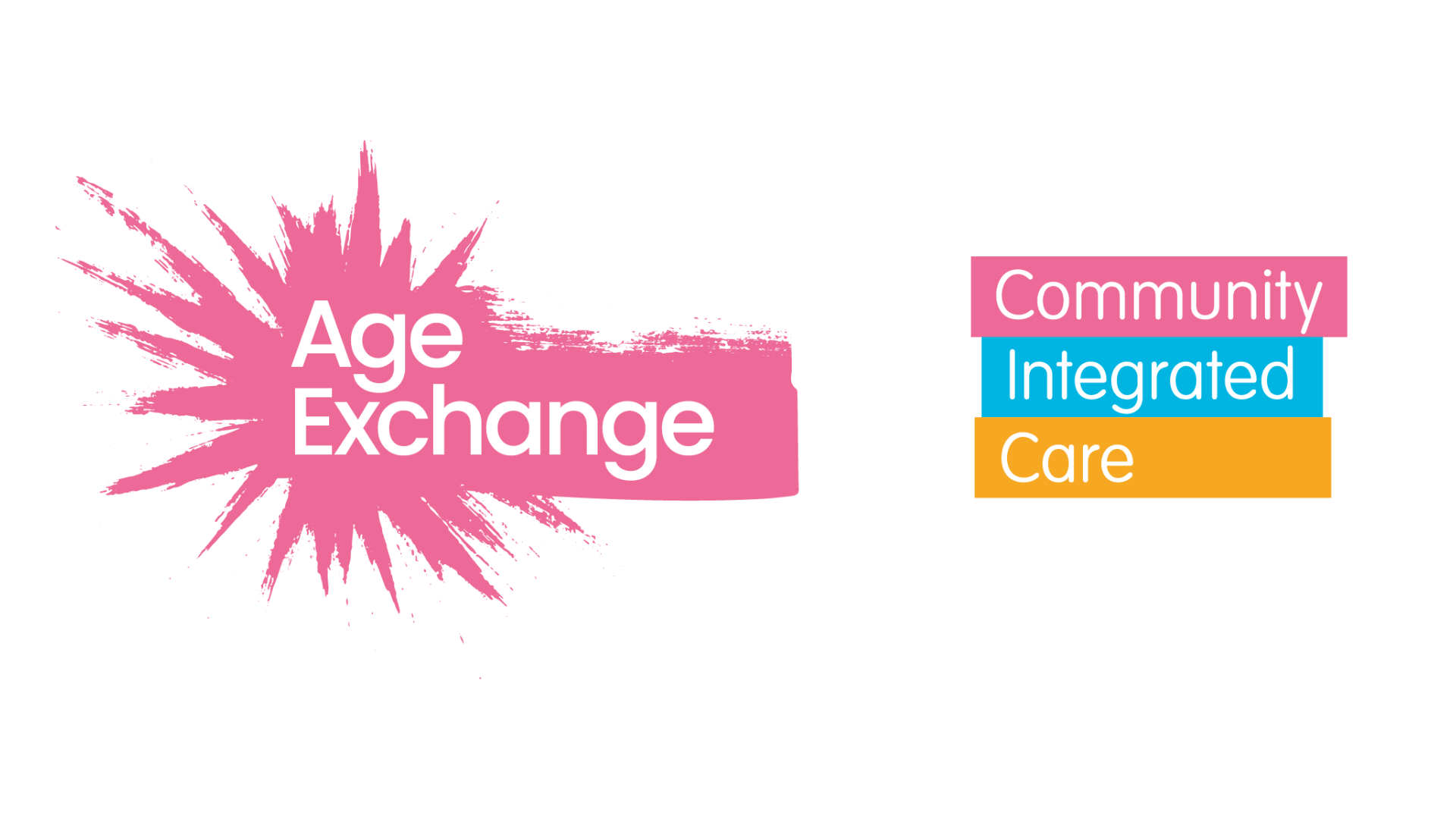 Age Exchange logo and Community Integrated Care logo