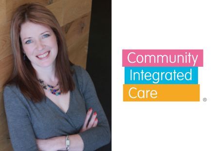 Kathryn Marsden and the Community Integrated Care logo